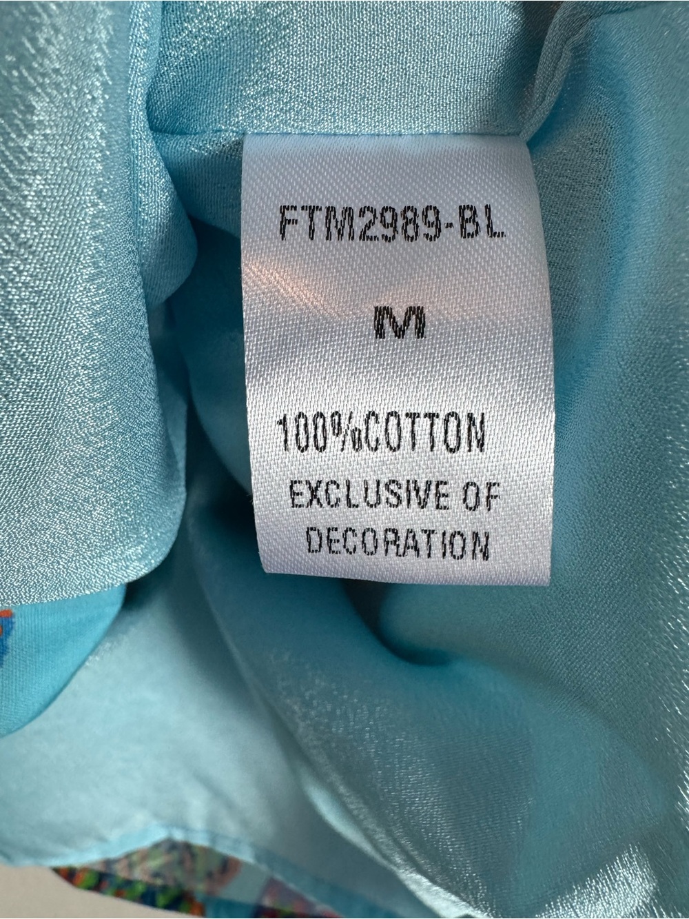 THML Turquoise Multi-Color Printed Mini Dress - Picture 6 of 9